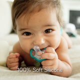 Nanobébé US Active Pacifier - 4m+ Silicone Pacifier, 4-pack