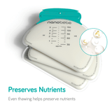 Nanobébé US 50-Pack Breast Milk Storage Bag Refills